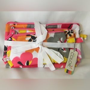 Makeup Cosmetic Travel Bag Set of 3 NEW Organization Quality